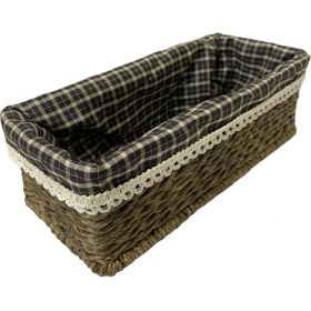 Resim Boho Bazzar Hasır El Yapımı Baget Ekmek Kabı 25*10*8cm 