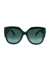 Resim Gucci Gg 1407s 001 54 Kadın Kelebek Siyah Kemik Güneş Gözlüğü 