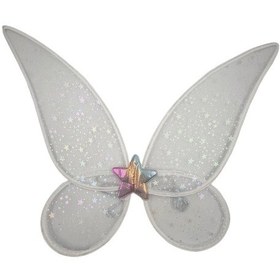 Resim Peri Kanadı Ledli Işıklı Beyaz Renkli Peri Melek Kanadı 3 Farklı Fonksiyonlu Işık Diğer 