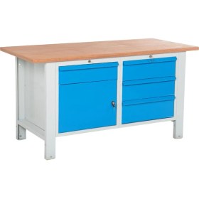 Resim Star Çelik Atölye Çalışma Tezgahı (1600X720X830-930 Mm) 