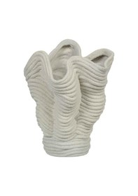 Resim Vitale Polyester Çiçek Vazosu 22 21 32 Cm Ak.ıd0198 Renkli 