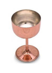 Resim Turna Bakır Vino Kadeh 1 No Düz 240 ML Kırmızı Turna0491-1 