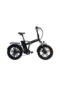 Resim Bisan E-folding F4 20 Jant M.disk 43 Cm Elektrikli Katlanır Bisiklet Siyah Sarı Gri 