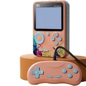 Resim NOMTEKNO 500 oyun yüklü G5 Mini Retro Video oyun konsolu 3.0 inç çocuklar için en iyi hediye +1 konsollu 