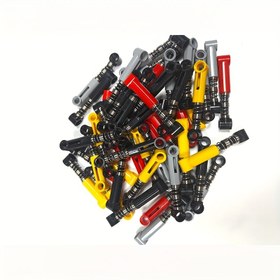 Resim 5 adet Teknoloji Yapı Blokları Parça 76537 Elastik Şok Emici Renkli Mıknatıslar Bağlantı Parçaları Model Sapan Sistemi Yapım Aksesuarları Yaratıcı Yapı Blokları DIY Mıknatıslar Şok Emiciler 