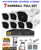 Resim Ids - 7 Kameralı 1080P Fullhd 5Mp Sony Lensli Kamera Seti - 2025 