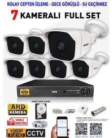 Resim Ids - 7 Kameralı 1080P Fullhd 5Mp Sony Lensli Kamera Seti - 2025 