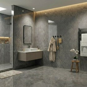 Resim 4 Adet Oval Paslanmaz Çelik Banyo Askısı / Bornoz Askısı / Havlu Askısı / Lif Askı / Havluluk - Siyah 