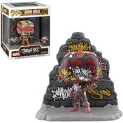 Resim Funko Pop Deluxe Street Art Collection: Marvel Iron Man Graffiti Exculsive 