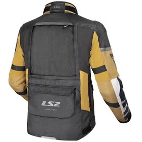 Resim Ls2 X-master Kum-siyah-gri 4 Mevsim Motosiklet Montu 