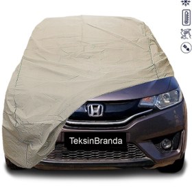 Resim ULTRASHOP Honda Jazz3 Araba Brandası Su Geçirmez Branda Miflonlu PREMIUM Oto Branda 