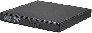 Resim Coverzone USB 2.0 Taşınabilir İnce Harici DVD-RW/CD-RW Optik Disk Sürücüsü Okuyucu Yazar Oynatıcı, Air/Pro Dizüstü Bilgisayar Masaüstü için Combo CD-RW Yazıcı ile 