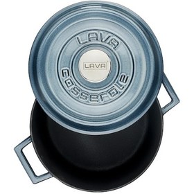 Resim Lava Döküm Yuvarlak Tencere (Ø)24 cm. Majolica 