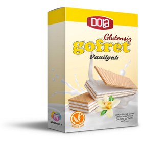 Resim DOLA GIDA Glutensiz Vanilyalı Gofret 100g 