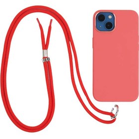 Resim Zore Cep Telefonu Kumaş Halat İp 140 cm - Kırmızı 