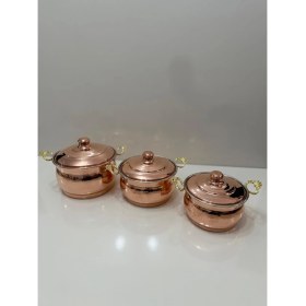 Resim Sebe Home Bakır Mini Güveç Seti Mamalık 
