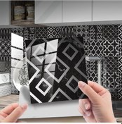 Resim 10 Adet 15x15 Cm Kristal Kiremit Kendinden Yapışkanlı Duvar Sticker Mutfak Duvar Kağıdı D Mutfak Oturma Duvar Sticker Dğ. 56762717 Diğer 