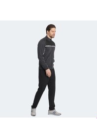 Resim Slazenger REFORM Erkek Fermuarlı Dik Yaka Cepli Koyu Gri Eşofman Takımı 