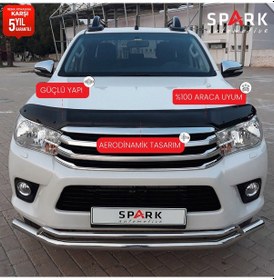 Resim Toyota Hilux 2015-2020 Yıl Aralığı Uyumlu Kaput Rüzgarlığı 4mm 