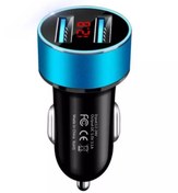 Resim Herşey Fırsat Oto Telefon Şarj Cihazı 2Li Usb-Mavi 
