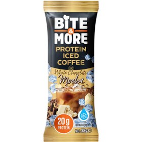 Resim BİTE&MORE Proteinli Soğuk Kahve White Chocolate Mocha 33g 