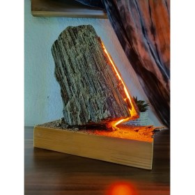Resim Mu Art N Craft Gneıss Kaya Aydınlatmalı Elyapımı Ev Dekoru 