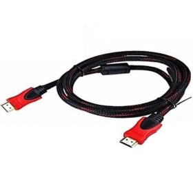 Resim Ramtech Altın Uçlu HDMI Kablo Ip Örgülü 1,5 Metre 246010 