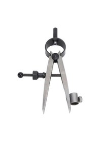 Resim Honmex 75mm Karbon Çelik Yaylı Kompas, Kilitleme Özelliği, Çizim Ve Ölçüm İçin Ahşap/metal İşleri, Kalem Kılıfı İle 