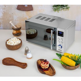 Resim Zilan Zln1238 | Dijital Mikrodalga Fırın | 20l | 700w | 6 Kademeli | Buz Çözme | Paslanmaz Çelik 