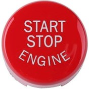 Resim Bmw F10 F11 F12 F13 F01 F02 Kırmızı Araç Motoru Çalıştırma Durdurma Düğmesi Değişimi + Aletleri 