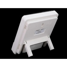 Resim Bebek Odası Masaüstü Dijital Termometre Nem Ölçer Higrometre Saat (4887) 