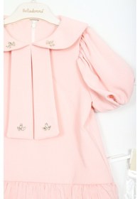 Resim Xo Kids Kız Çocuk Kısa Kol Elbise 1-6 Yaş 2901-1 Pembe 