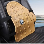 Resim Jzcat Aircraft Ergonomik Oturma Duruşu Düzeltici Sedanter Araba Bel Yastığı Bej 