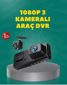 Resim Clevora Full HD 1080P Araç Kamerası | Gece Görüşlü, Döngü Kayıt ve Geri Görüş 