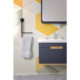 Resim Lyla Concept Lotus Wall Banyo Havluluğu, Havluluk Duvara Monte 