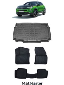 Resim MatMaster Opel Mokka 2021 Model 5D Premium Ekstra Havuzlu Paspas Ve Bagaj Havuzu Set 