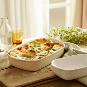 Resim Emile Henry EH029892 2'li Fırın Kabı Seti Krem 