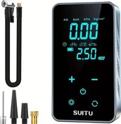 Resim Motion003 Siyah Taşınabilir Dijital Ekranlı Lastik Şişirme Cihazı 150psı Şarj Edilebili 