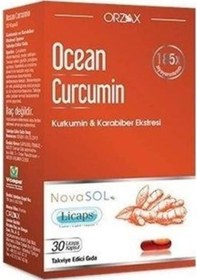 Resim Ocean Curcumin Zerdeçal Karabiber Ekstresi 30 Kapsül 