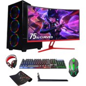 Resim Ramtech DG253 İ5-6500 16GB Ram 256GB SSD 500GB HDD 4GB/RX550 27" Oyuncu Pc 