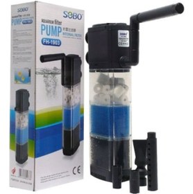 Resim Sobo Fg-1203 12W 800Lt/S Akvaryum İç Filtre 