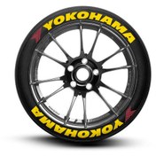 Resim Storizaa Yokohama Uyumlu 3d Lastik Yazısı Sarı 4 Adet 