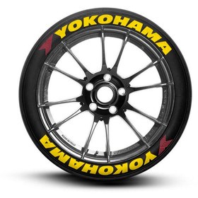 Resim Storizaa Yokohama Uyumlu 3d Lastik Yazısı Sarı 4 Adet 