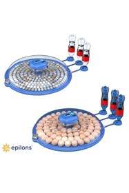 Resim Epilons 80/240 Kapasiteli Çift Viyollü Kuluçka Makinesi Kaz Ördek Tavuk Bıldırcın Kuşlar İçin 