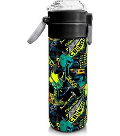 Resim Coral High Kids Nefti Siyah Tamir Seti Desenli Pipetli Ve Direkt İçim Çelik Termos 500 Ml 31974 Siyah 