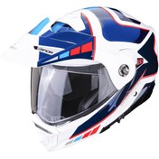 Resim Scorpion Adx-2 Camino Adv Motosiklet Kaskı Mavi / Kırmızı 