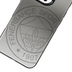 Resim Fenerbahçe Premium Monochrome Büyük Logo Telefon Kılıfı - iPhone 13 Pro 