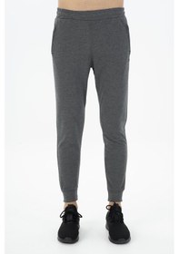 Resim Maraton Sportswear Regular Erkek Ribana Paça Basic Antrasit Melanj Eşofman Altı 20922-antrasit Melanj Antrasit Melanj 
