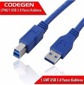 Resim CODEGEN - CPM21 1.5 Metre USB 3.0 Yazıcı Kablosu (Am-Bm) CODEGEN - CPM21 1.5 Metre USB 3.0 Yazıcı Kablosu (Am-Bm)