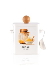 Resim The Mia Storage Şeker Saklama Kabı 13x20x23 Cm Bej 